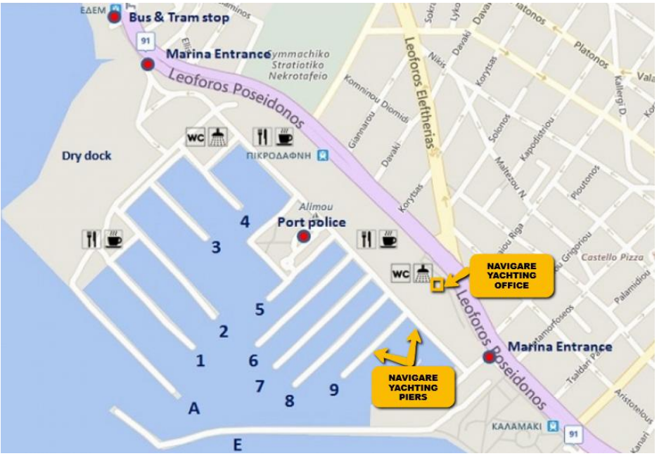 Athen, Alimos Marina (Navigare Yachting)