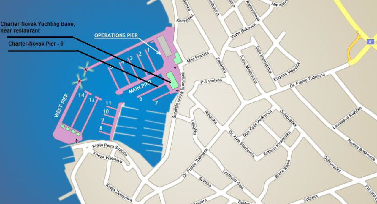 Biograd, Marina Kornati (Charter Novak)