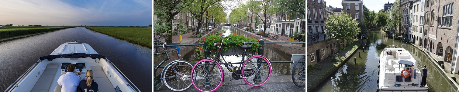 Flodb&aring;de p&aring; de hollandske kanaler