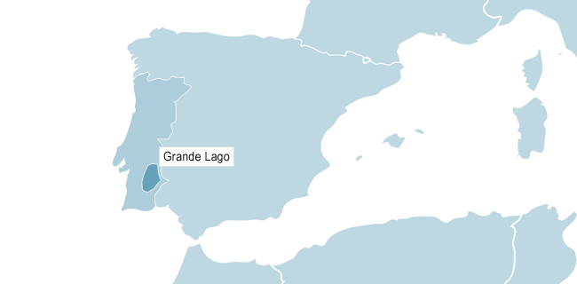 Kort over Grande Lago